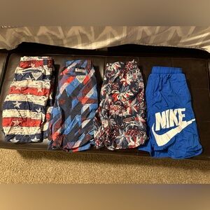Columbia and Nike Youth Large swim lot
